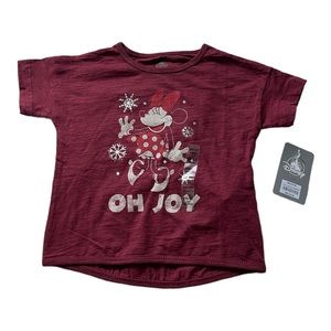 Disney Minnie Mouse Holiday Girls Shirt